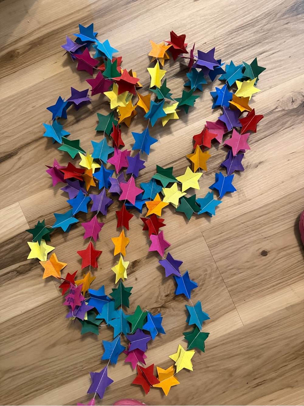 Rainbow Star Garland 20ft